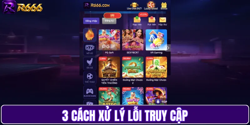 3 cách xử lý lỗi truy cập