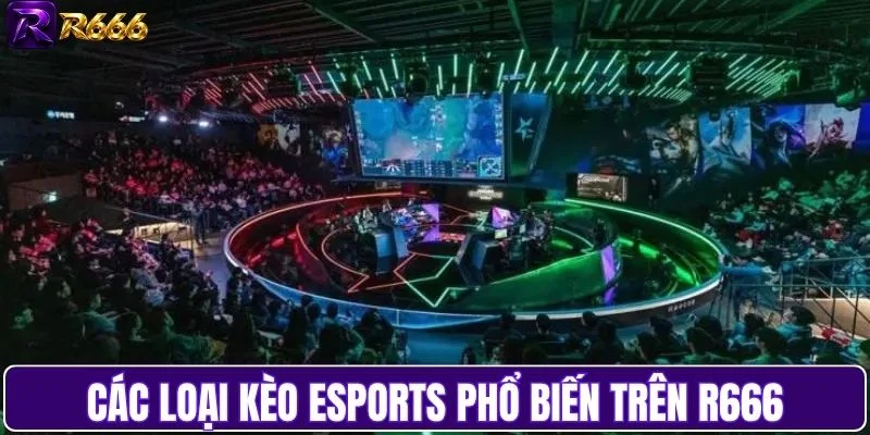 Các loại kèo Esports phổ biến trên R666
