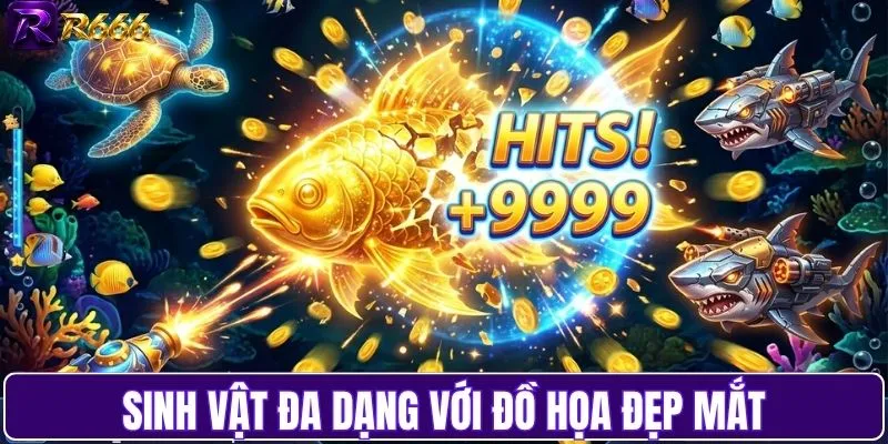 Các sinh vật với đồ họa đẹp mắt và tỷ lệ thưởng lớn