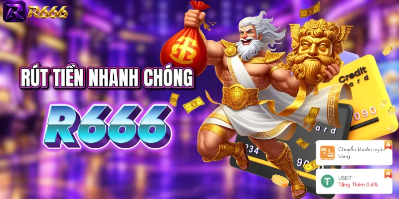 Cách rút tiền R666 nhanh chóng