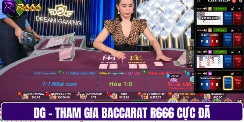 DG - Tham gia Baccarat R666 cực đã