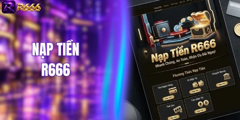 Nạp Tiền R666 - Bảo Mật Tuyệt Đối Cùng 4 Kênh Giao Dịch