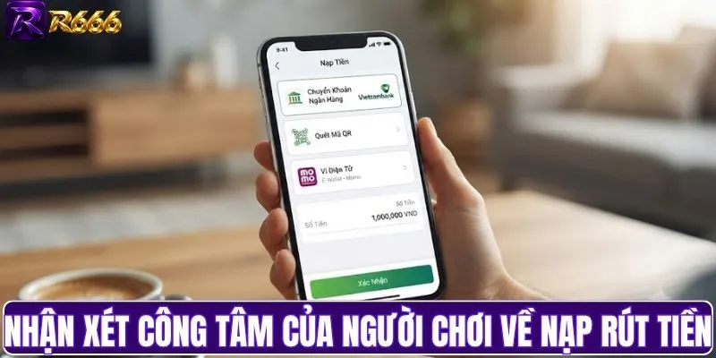 Nhận xét công tâm của người chơi về nạp rút tiền