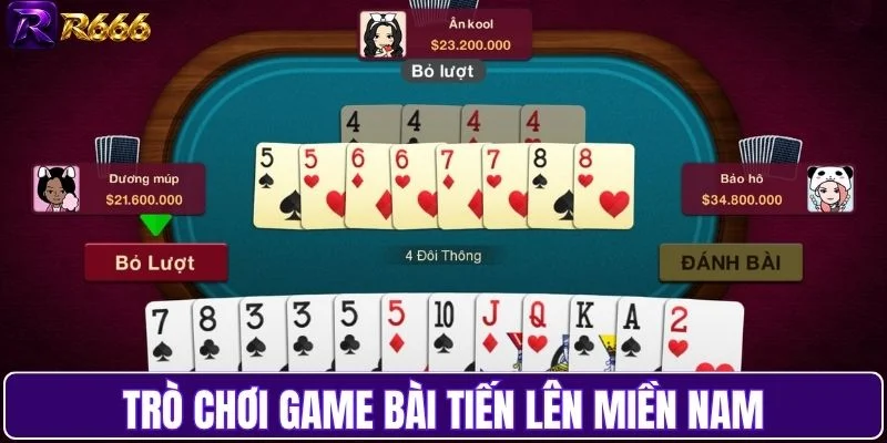 Trò chơi game bài tiến lên miền Nam